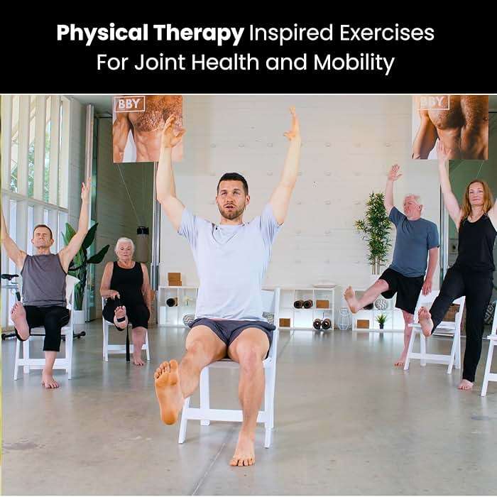 Yoga Vitality - Chair Yoga For Seniors, Older Adults, and Absolute Beginners | Made For Healthy Aging, Improved Mobility, Joint Health, Balance, Pain Relief, and Injury Prevention | 4 Levels - Image 4