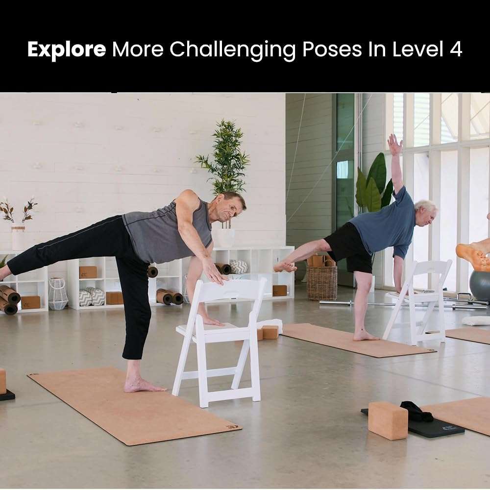 Yoga Vitality - Chair Yoga For Seniors, Older Adults, and Absolute Beginners | Made For Healthy Aging, Improved Mobility, Joint Health, Balance, Pain Relief, and Injury Prevention | 4 Levels - Image 7