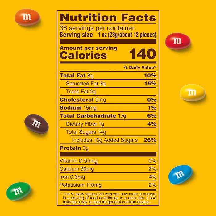 M&M'S Peanut Milk Chocolate Candy, Chocolate Candy Bulk, Party Size 38 oz Bag (Pack of 2) - Image 7