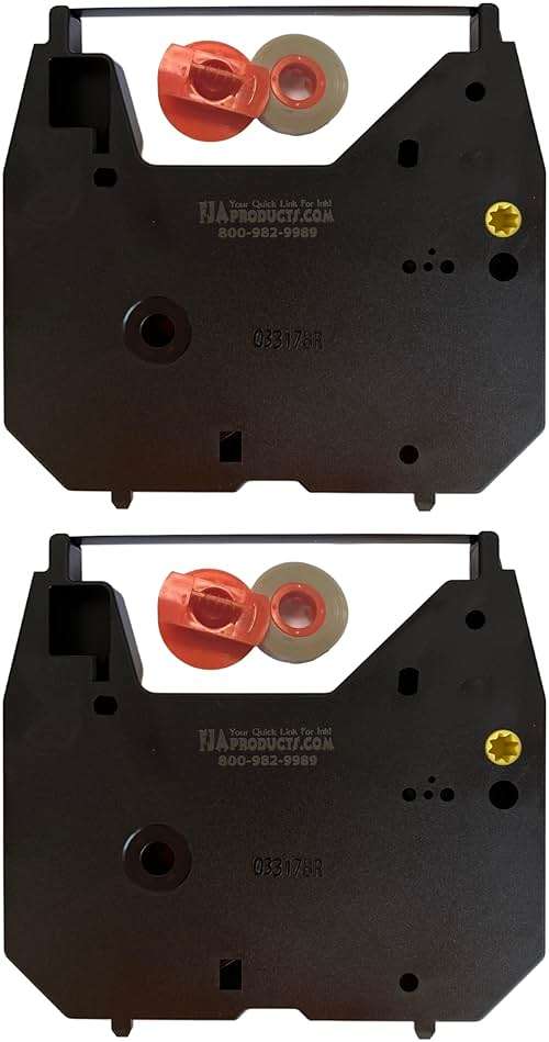 FJA Products Compatible Replacement Cassette Set for Brother AX10, AX15, SX4000, GX6750 Typewriters, Black, 2 Pack - Image 2