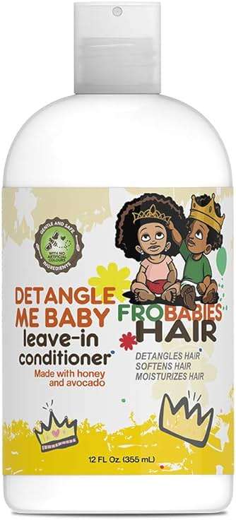 FroBabies Hair Detangle Me Baby Leave-in Conditioner 12oz - Image 3
