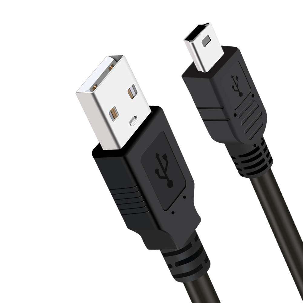 SCOVEE PS3 Charger Cable,10ft PS3 Controller Charging Cord,Mini USB Cable for Sony Playstation 3 Controller DualShock 3 PS Move Slim Wireless Game,TI84 Plus CE Charging Cables Mini-B Charger Data Wire - Image 1