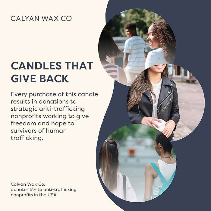 Calyan Wax Co. Cedar & Tobacco Scented Candle - 57 Hour Burn - Luxury Clean Soy Wax Candles - Long Lasting Amber Glass Jar Candle for Home - 7.2oz - Image 9