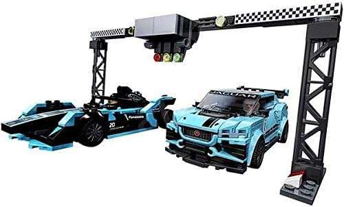 LEGO Speed Champions Formula E Panasonic Jaguar Racing Gen2 car and Jaguar I-PACE eTROPHY 76898 Building Kit (565 Pieces) - Image 3