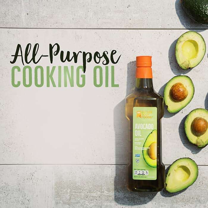 BetterBody Foods Refined Non-GMO Cooking Oil, Kosher, Keto and Paleo Diet Friendly, Avocado Oil, 1 Liter, 33.8 Fl Oz - Image 6