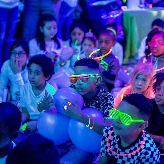 78PCs LED Light Up Toy Party Favors/Supplies Bulk Glow In The Dark For Adult Kids Birthday Halloween With 50 Finger Light, 12 Jelly Ring, 6 Flashing Glasses, 5 Bracelet, 5 Fiber Optic Hair Light - Image 2
