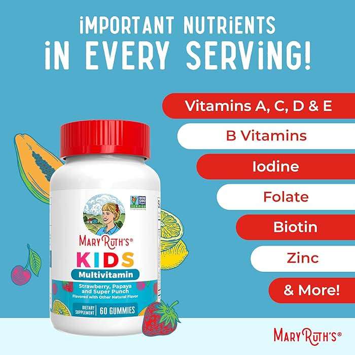 MARYRUTH'S Kids Vitamins Multivitamin Sugar Free | 2 Month Supply | Kids Multivitamin Gummies | Multivitamin for Kids | Vitamin D | Vitamin C | Zinc | Vegan | Non-GMO | Gluten Free | 60 Count - Image 7