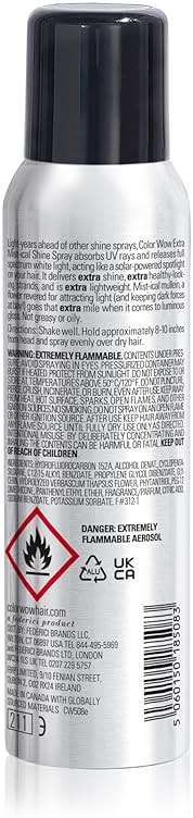 COLOR WOW Extra Mystical Shine Spray – Lightweight & Non-Greasy Formula | Heat Protection, Frizz Control, and Silky Hair | For All Hair Types - Image 3