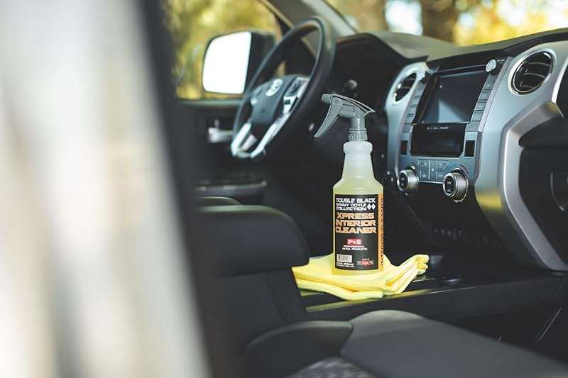 P & S PROFESSIONAL DETAIL PRODUCTS Xpress Interior Cleaner – Safe for Leather, Vinyl, Plastic & More, Removes Dirt, Grease & Oil, No Residue, Fresh Scent, No Dilution Needed - 1 Gallon - Image 4