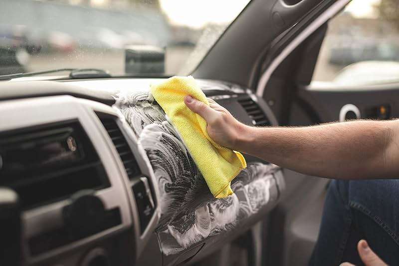 P & S PROFESSIONAL DETAIL PRODUCTS Xpress Interior Cleaner – Safe for Leather, Vinyl, Plastic & More, Removes Dirt, Grease & Oil, No Residue, Fresh Scent, No Dilution Needed - 1 Gallon - Image 5