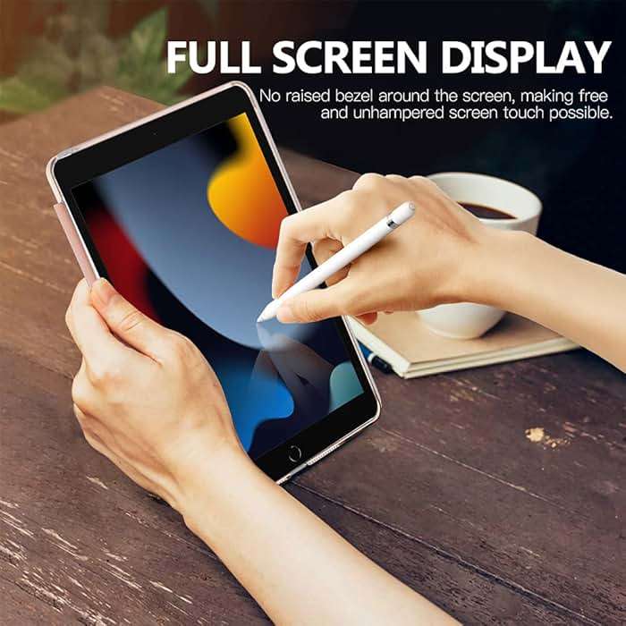 Moko Case for iPad 10.2 iPad 9th Generation 2021/ iPad 8th Generation 2020/ iPad 7th Generation 2019, Slim Stand Hard Back Shell Smart Cover Case for iPad 10.2 inch, Auto Wake/Sleep, Rose Gold - Image 7
