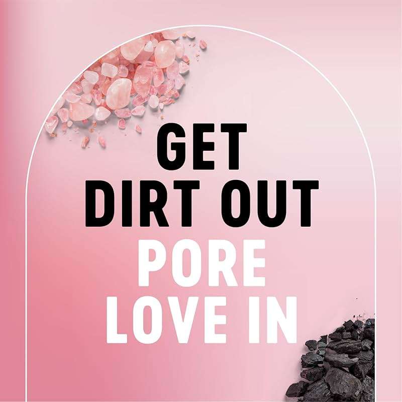 Bioré Rose Quartz + Charcoal Daily Purifying Cleanser, Oil Free Facial Cleanser Energizes Skin, Dermatologist Tested and Cruelty Free, 6.77 oz - Image 5