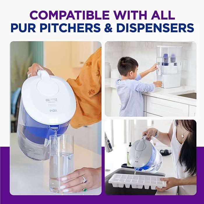 PUR Water Pitcher & Dispenser Filter Replacement 2-Pack, Genuine PUR Water Filters for Pitchers, 2-in-1 Powerful Filtration and Faster Filtration, 4-Month Value, Blue (PPF900Z2) - Image 5