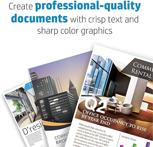 HP Everyday Business Paper, Glossy, 8.5x11 in, 32 lb, 150 sheets, works with laser printers (4WN08A) - Image 3