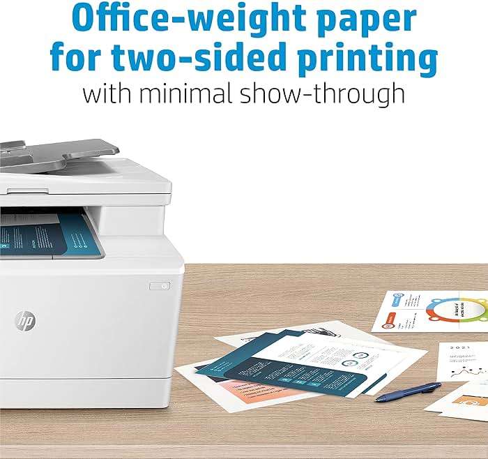 HP Everyday Business Paper, Glossy, 8.5x11 in, 32 lb, 150 sheets, works with laser printers (4WN08A) - Image 4