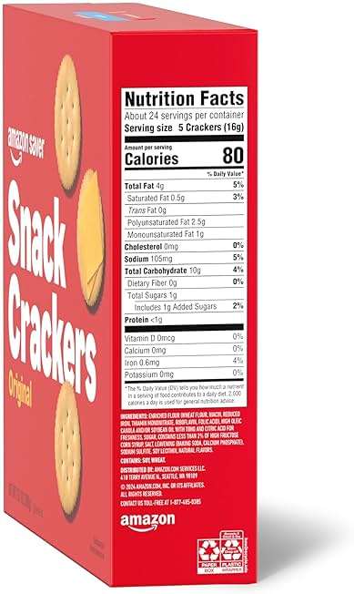 Amazon Saver, Original Snack Crackers, 13.7 Oz - Image 2