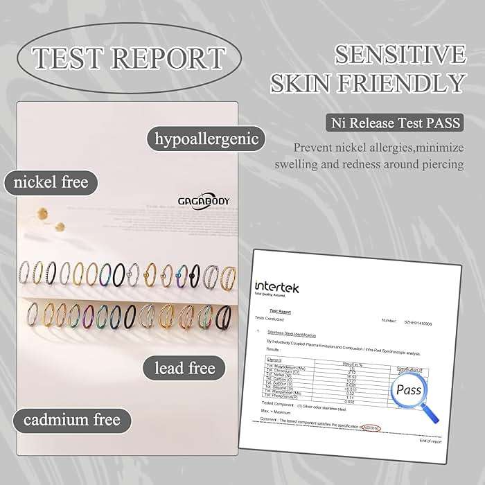 GAGABODY 2 Pcs Nose Rings 20G 18G 16G 14G 12G 10G 8G Surgical Steel Piercing Rings for Nose Septum Cartilage Helix Tragus Conch Rook Daith Lobe from 5mm to 16mm Seamless Hoop Unisex Hinged Earrings - Image 7
