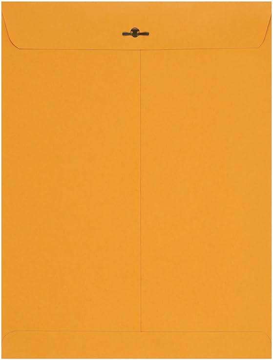 Amazon Basics Clasp Kraft Envelopes for Documents, Gummed Mailing Envelope, 9" x 12", 100-Pack - Image 5
