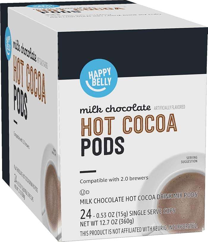 Happy Belly Hot Cocoa Pods, Milk Chocolate, 24 Count - Image 1