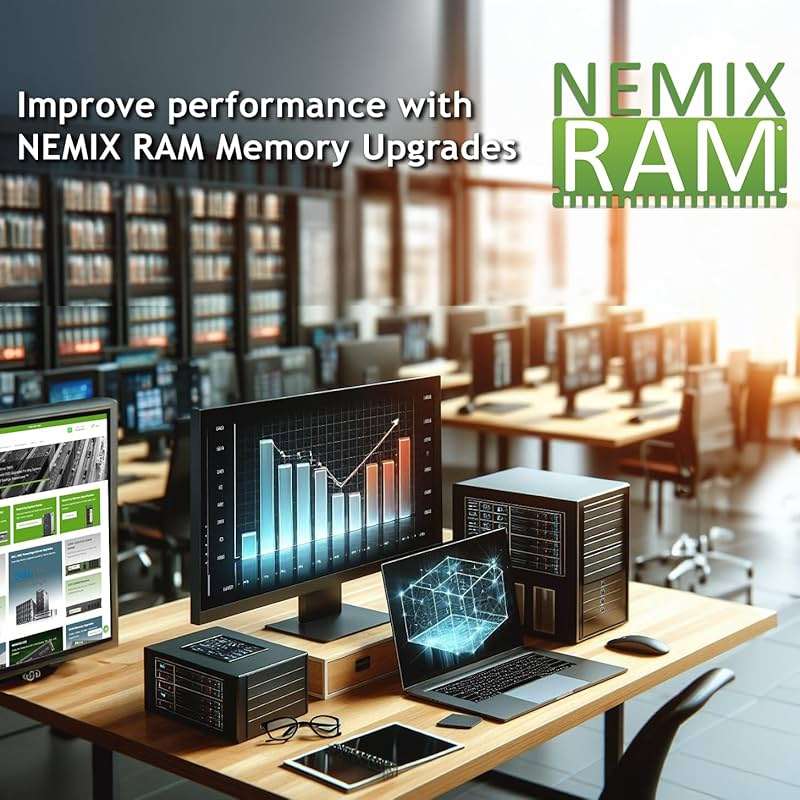 NEMIX RAM 32GB (4X8GB) DDR4 2400MHz PC4-19200 1Rx8 1.2V CL17 288-PIN Non-ECC UDIMM Unbuffered Desktop Memory KIT - Image 3