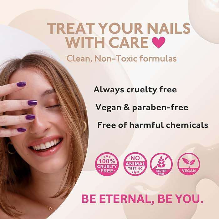 Eternal Pastel Nail Polish Sets for Women (CANDY PASTELS) - Pastel Nail Polish Set for Girls - Long Lasting & Quick Dry Nail Polish Set for Home DIY Manicure Pedicure - Made in USA, 13.5mL (Set of 5) - Image 8