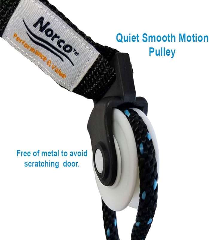 Norco Over The Door Economy Shoulder Pulley for Physical Therapy. Rehab Indications - Frozen Shoulder, Rotator Cuff, Arthritis, Tendonitis, Bursitis, Surgery, Stroke, Range of Motion, Flexibility. - Image 2