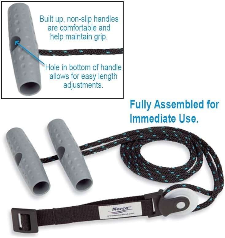 Norco Over The Door Economy Shoulder Pulley for Physical Therapy. Rehab Indications - Frozen Shoulder, Rotator Cuff, Arthritis, Tendonitis, Bursitis, Surgery, Stroke, Range of Motion, Flexibility. - Image 3