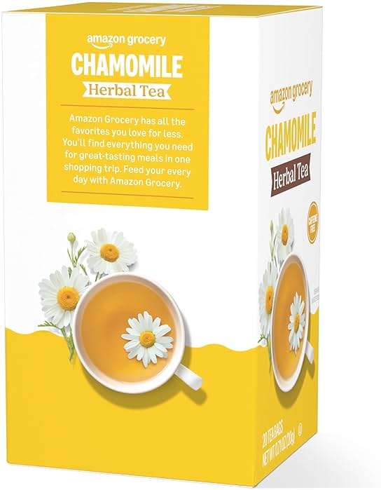 Amazon Grocery, Chamomile Herbal Tea Bags, 20 Ct - Image 4