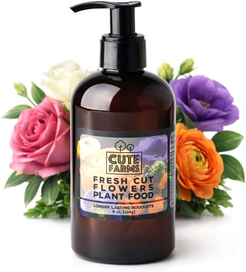 Fresh Cut Flower Food for Longer Lasting Blooms | Gentle Plant Food Concentrate (8 oz. Bottle) - Image 1