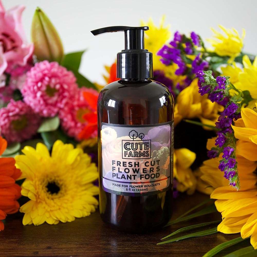 Fresh Cut Flower Food for Longer Lasting Blooms | Gentle Plant Food Concentrate (8 oz. Bottle) - Image 4