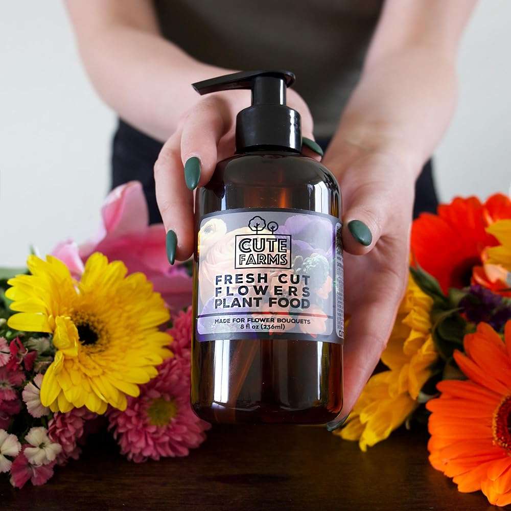 Fresh Cut Flower Food for Longer Lasting Blooms | Gentle Plant Food Concentrate (8 oz. Bottle) - Image 5