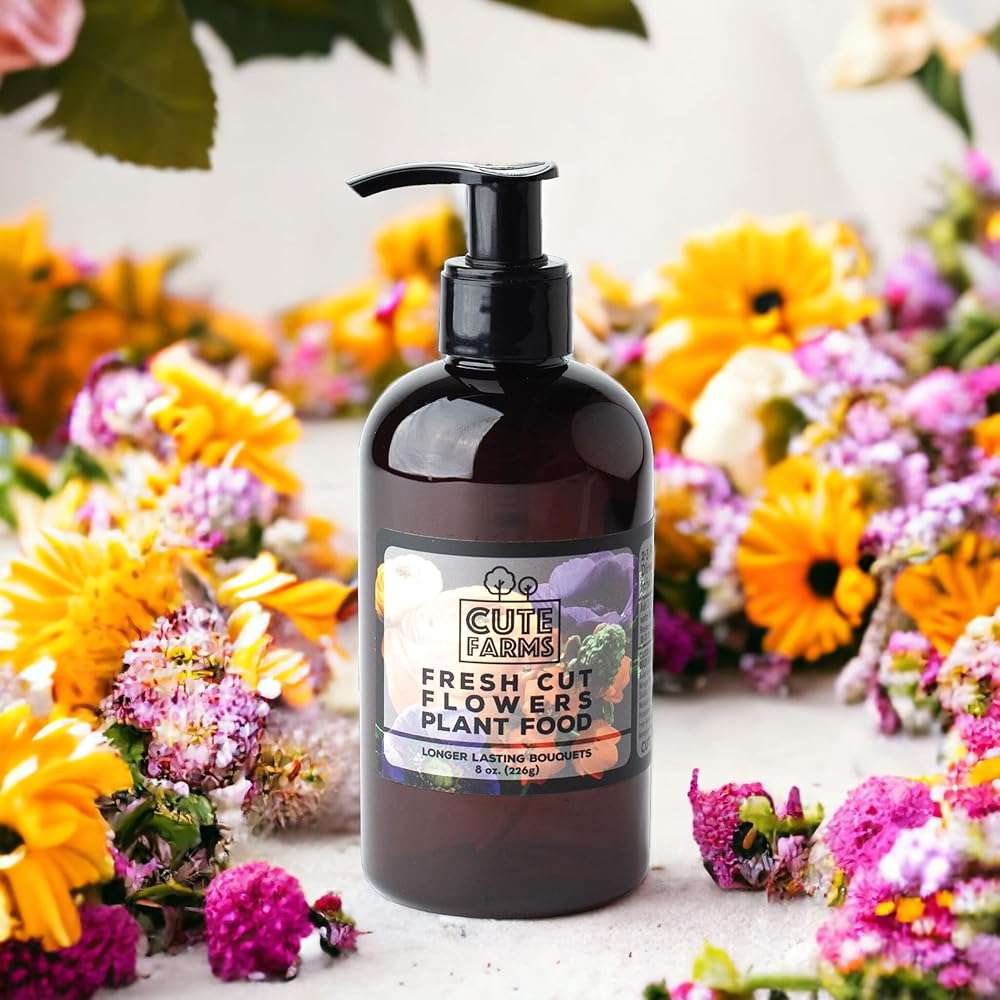 Fresh Cut Flower Food for Longer Lasting Blooms | Gentle Plant Food Concentrate (8 oz. Bottle) - Image 6