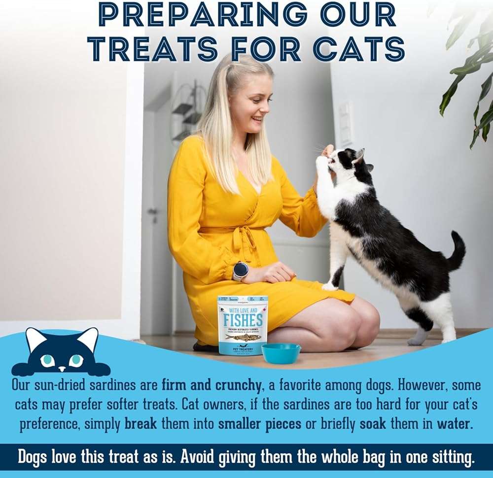 The Granville Island Pet Treatery Sardines for Dogs & Sardines for Cats (7.4 oz, Pack of 1) - Dehydrated Single Ingredient Dog Treats - All Natural Treats, Grain Free – Dog Training Treats - Image 5