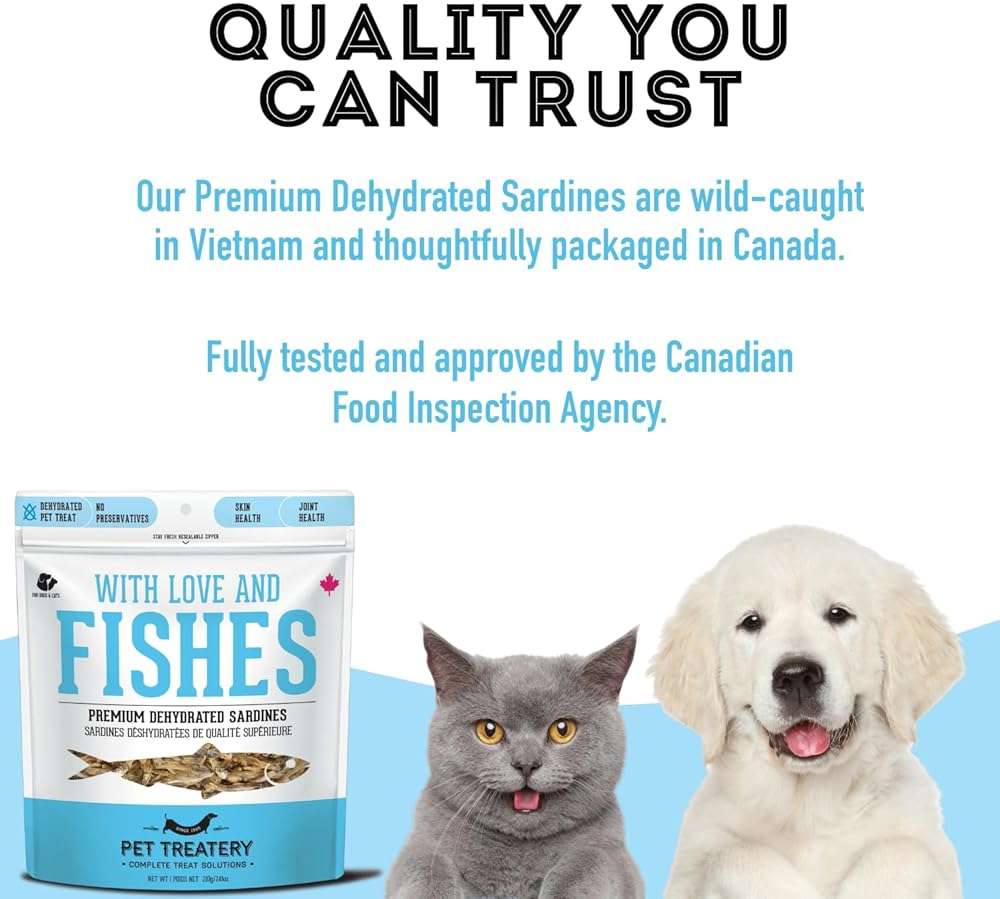 The Granville Island Pet Treatery Sardines for Dogs & Sardines for Cats (7.4 oz, Pack of 1) - Dehydrated Single Ingredient Dog Treats - All Natural Treats, Grain Free – Dog Training Treats - Image 7