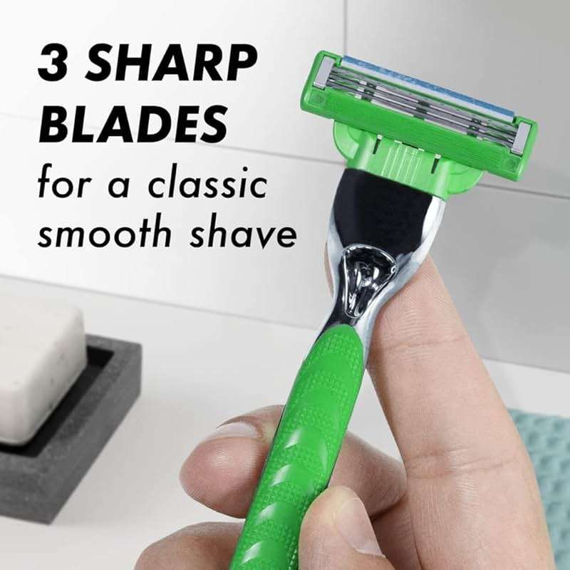 Gillette Mach3 Sensitive Shaving Razor for Men, 1 Handle and 5 Blade Refills, for Sensitive Skin - Image 6