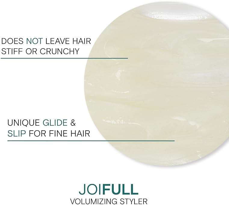 JoiFULL Volumizing Styler | For Fine, Thin Hair | Add Instant Body | Long-Lasting Volume & Texture | Protect Against Pollution | With Rice Protein & Bamboo Extract | 3.38 Fl Oz - Image 4