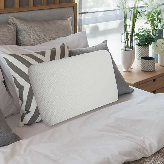 DLIGHT BD Slim 3.2" Stomach Sleeping Memory Foam Pillow-Thin, Flat, Soft Yet Supportative for Belly, Back& Stomach Sleepers - Image 2