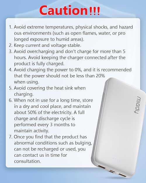 Miady 2-Pack 10000mAh Dual USB Portable Charger, Type-C Charging Power Bank, Slim Battery Pack for iPhone 17/16/15/14, Galaxy S24/22, Android etc - Image 9