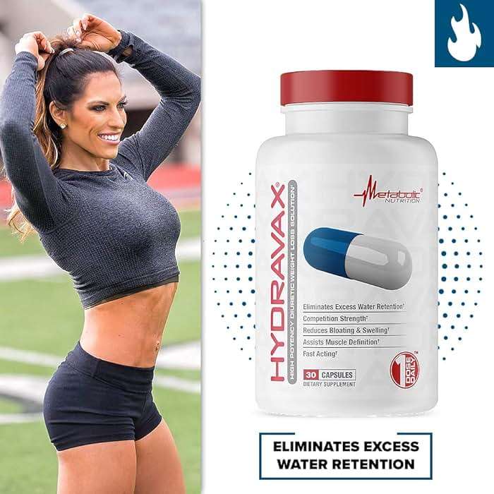 Metabolic Nutrition, Hydravax - Premium Diuretic Water Pills, Natural & Safe, Eliminates Water Retention, with Dandelion, Magnesium, Green Tea Extract, Cranberry Powder, 30 Capsules, 1 Dose Daily - Image 6