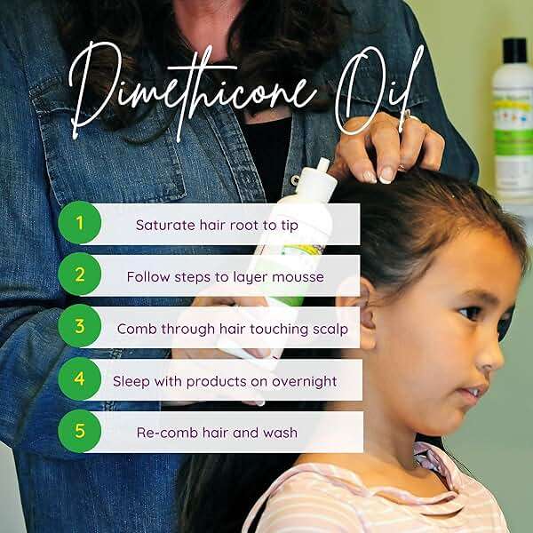 My Hair Helpers Unscented Dimethicone Oil Lice Treatment for Louse, Slows Down Head Lice, 8 fl Ounces, for 1-2 Children - Image 5