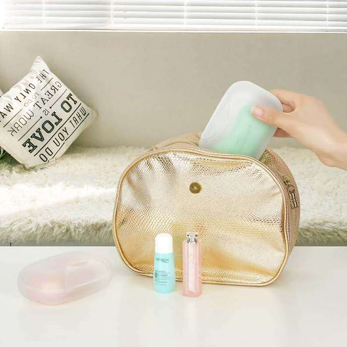 Vonpri Soap Box Holder, Soap Dish Soap Saver Case Container for Bathroom Camping Gym 1 Pack (Clear) - Image 2