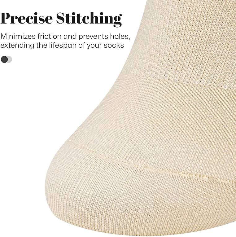 wernies No Show Socks Women Low Socks Non Slip Flat Boat Line 4/8 Pairs - Image 5