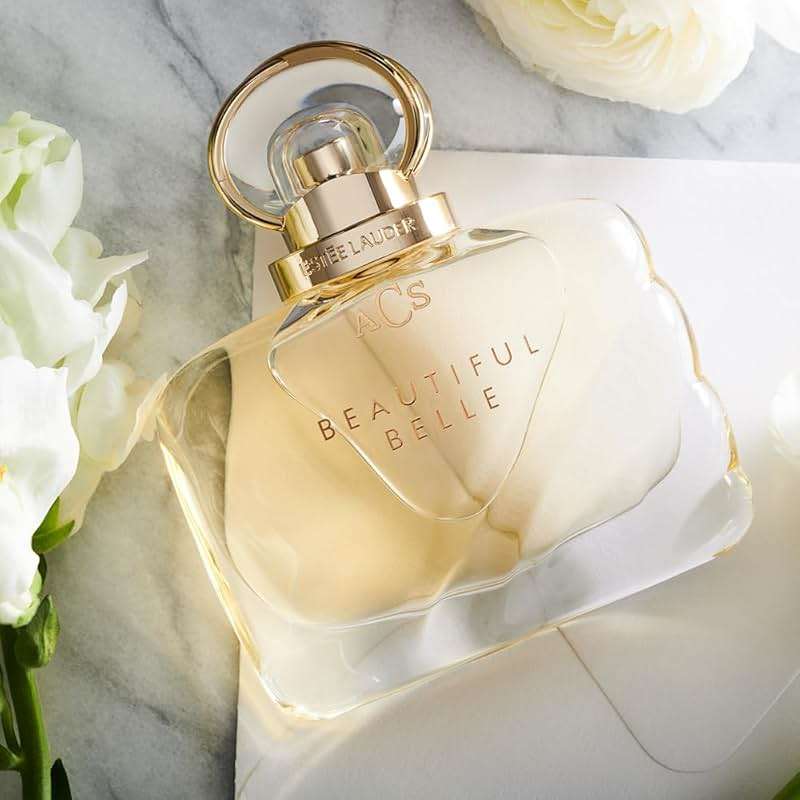 Estée Lauder Beautiful Belle Eau de Parfum Spray with Notes of Lychee, Rose Petals & Mimosa | Perfumes for Women, 1.7 Fl Oz - Image 3