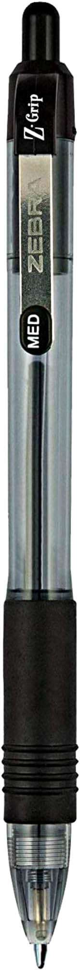 Zebra Pen Z-Grip Retractable Ballpoint Pen, Medium Point 1.0mm, 24 Black & 24 Blue Ink Pens, Bulk Pack of 48 - Image 2