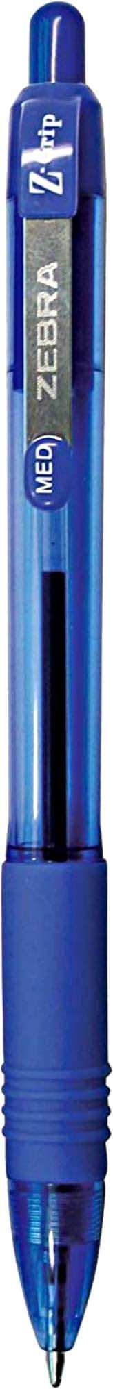 Zebra Pen Z-Grip Retractable Ballpoint Pen, Medium Point 1.0mm, 24 Black & 24 Blue Ink Pens, Bulk Pack of 48 - Image 3