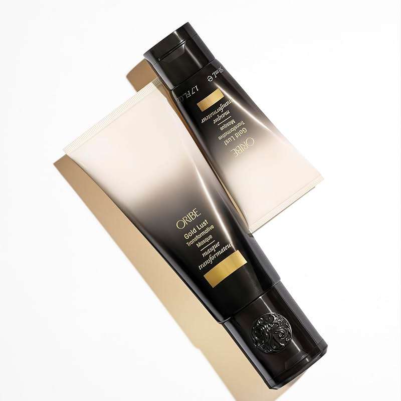 Oribe Gold Lust Transformative Mask - Strengthens Hair & Repairs Damage - Adds Softness, Shine & Nourishes With Biotin & Niacinamide - For All Hair Types & Textures - 5 oz - Image 8