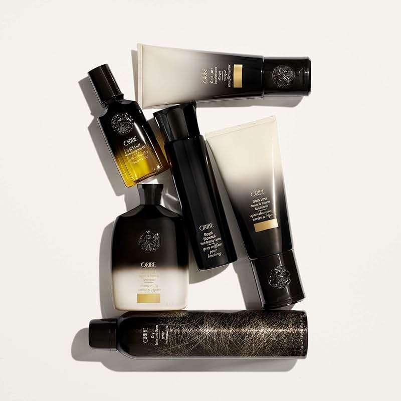 Oribe Gold Lust Transformative Mask - Strengthens Hair & Repairs Damage - Adds Softness, Shine & Nourishes With Biotin & Niacinamide - For All Hair Types & Textures - 5 oz - Image 9