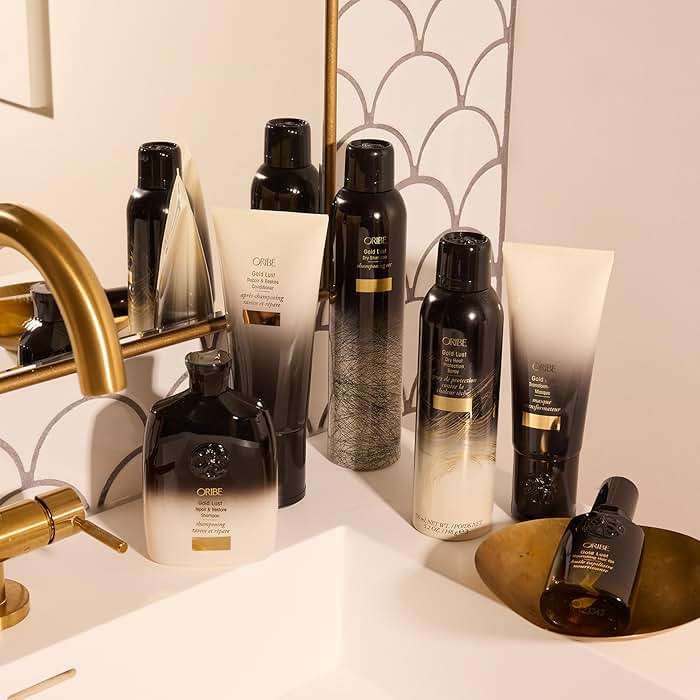Oribe Gold Lust Transformative Mask - Strengthens Hair & Repairs Damage - Adds Softness, Shine & Nourishes With Biotin & Niacinamide - For All Hair Types & Textures - 5 oz - Image 10