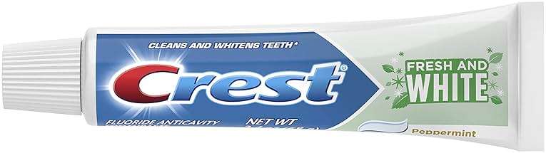 Crest Fresh & White Toothpaste, Peppermint Gleem Paste, 2.4 oz - Image 3