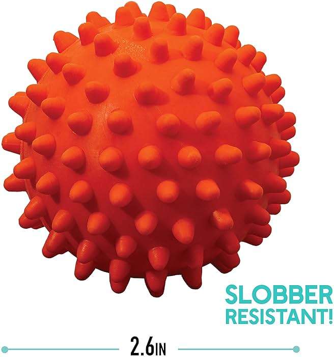 Franklin Pet Supply Co. Ready Set Fetch All Weather Ball - Launcher Ball - Slobber and Water Resistant,Orange - Image 6